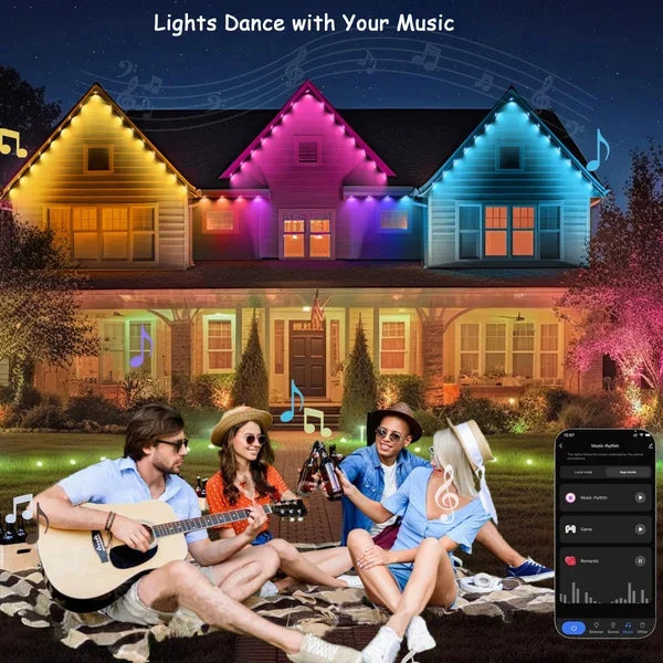 🎅Early Christmas 49% OFF – Smart Rainbow LED Permanent Outdoor Light – Smartlight 🎁