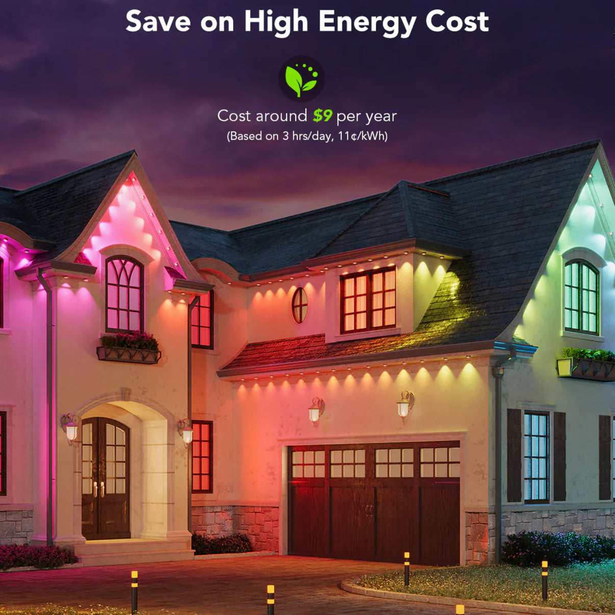 🎅Early Christmas 49% OFF – Smart Rainbow LED Permanent Outdoor Light – Smartlight 🎁