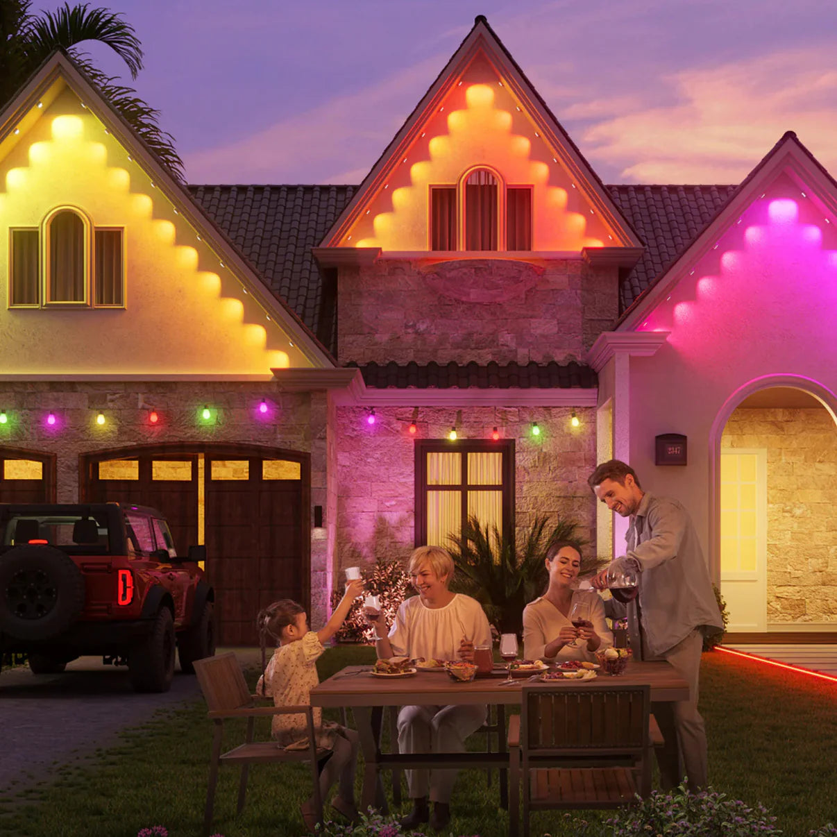 🎅Early Christmas 49% OFF – Smart Rainbow LED Permanent Outdoor Light – Smartlight 🎁