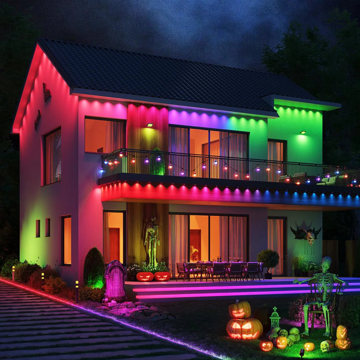 🎅Early Christmas 49% OFF – Smart Rainbow LED Permanent Outdoor Light – Smartlight 🎁