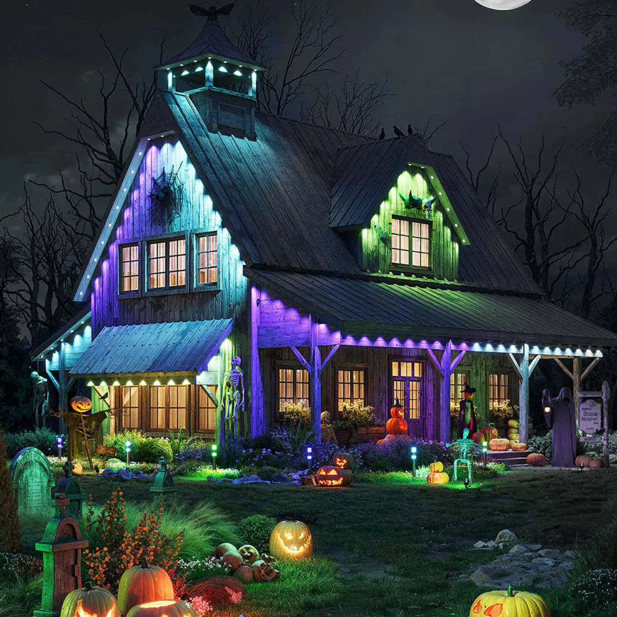 🎅Early Christmas 49% OFF – Smart Rainbow LED Permanent Outdoor Light – Smartlight 🎁